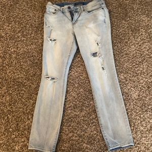Light blue super skinny Aeropostale jeans size 29x30